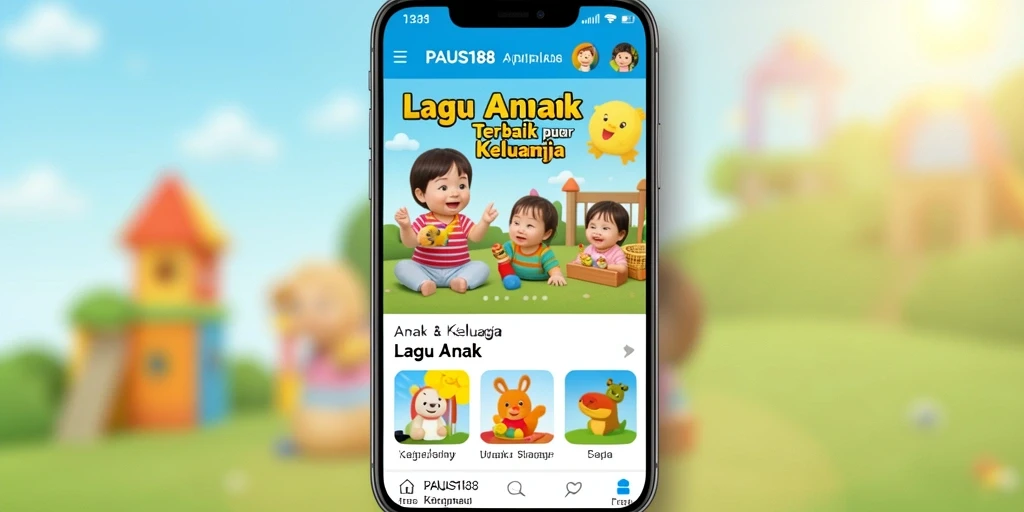 Tampilan antarmuka PAUS188 yang ceria dan interaktif.